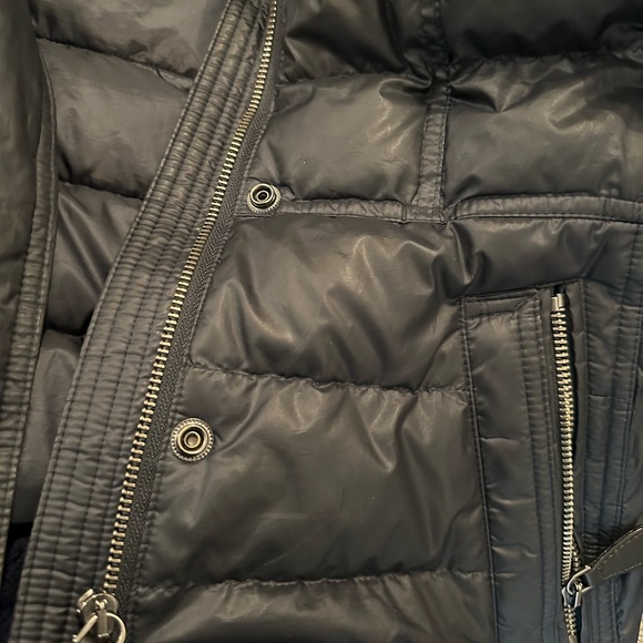 Burberry Brit Down Dark Navy Blue Quilted Dalesbury Puffer Jacket Small Petite - Picture 6 of 14